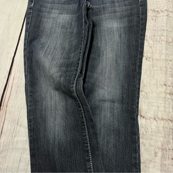 EARL JEANS embellished boot cut jeans fading distress size 6 Vintage Y2K EUC - Picture 4 of 15